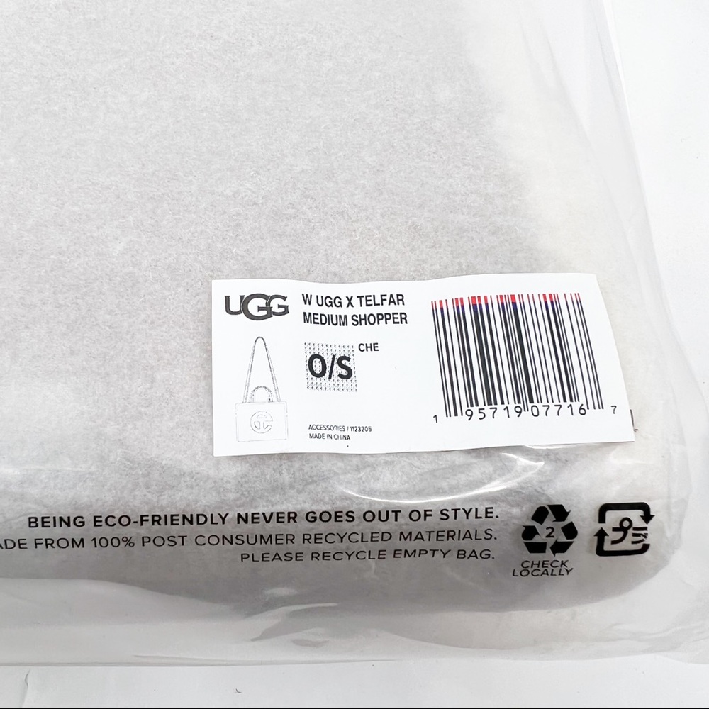 UGG x TELFAR Medium Shopper - Chestnut - Picture 16 of 16